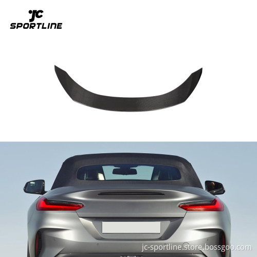Carbon Fiber G29 Z4 Car Ducktail Spoiler for BMW Z4 M40i M Sport Convertible 2-Door 2019-2021" could be simplified to:
"Carbon Fiber Ducktail Spoiler for BMW Z4 M40i M Sport 2019-2021